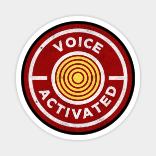 VOICE ACTIVATED - LABEL DESIGN Magnet